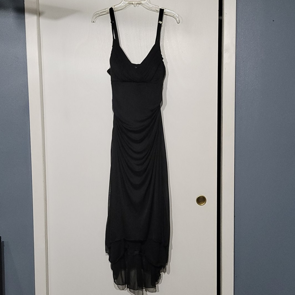 Black sheer dress